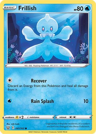 Frillish 41/163 - SWSH05 Battle Styles - Poke-Collect