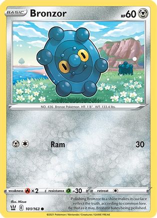 Bronzor 101/163 - SWSH05 Battle Styles - Poke-Collect