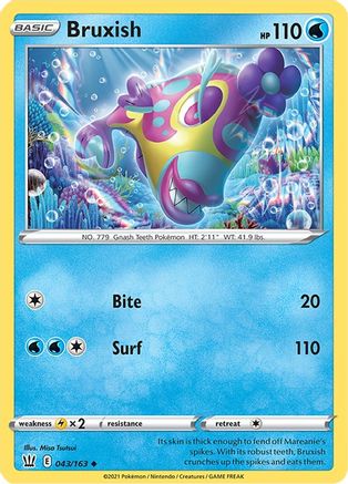 Bruxish 43/163 - SWSH05 Battle Styles - Poke-Collect