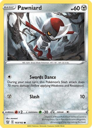 Pawniard 103/163 - Battle Styles - Poke-Collect