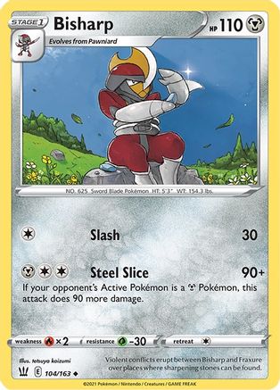 Bisharp 104/163 - SWSH05 Battle Styles - Poke-Collect