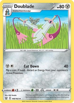 Doublade 106/163 - SWSH05 Battle Styles - Poke-Collect
