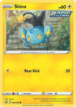 Shinx 46/163 - Battle Styles - Poke-Collect