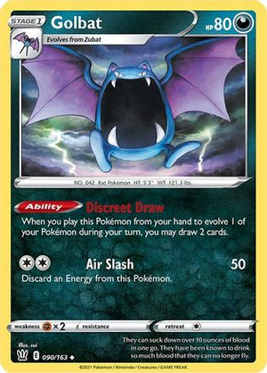 Golbat 90/163 - SWSH05 Battle Styles - Poke-Collect