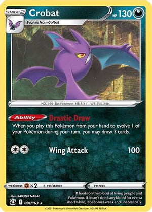 Crobat 91/163 - Battle Styles Holofoil