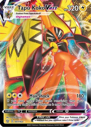 Tapu Koko VMAX 51/163 - Battle Styles Holofoil - Poke-Collect