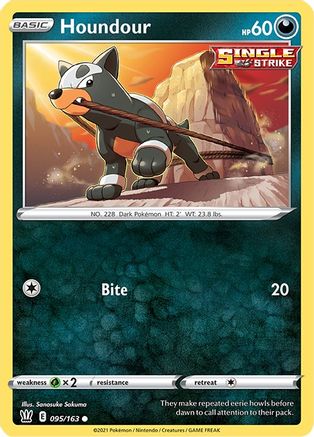 Houndour 95/163 - SWSH05 Battle Styles - Poke-Collect
