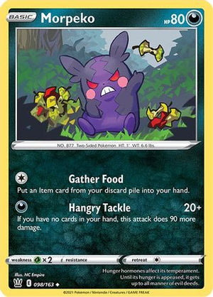 Morpeko 98/163 - Battle Styles Reverse Holofoil - Poke-Collect