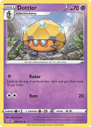 Dottler 64/163 - SWSH05 Battle Styles - Poke-Collect