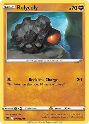 Rolycoly 78/163 - Battle Styles - Poke-Collect