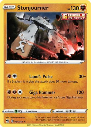 Stonjourner 84/163 - Battle Styles Reverse Holofoil - Poke-Collect