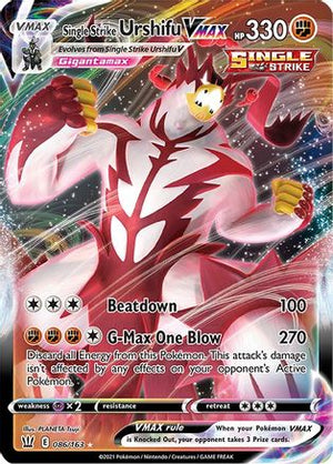 Single Strike Urshifu VMAX 86/163 - Battle Styles Holofoil - Poke-Collect