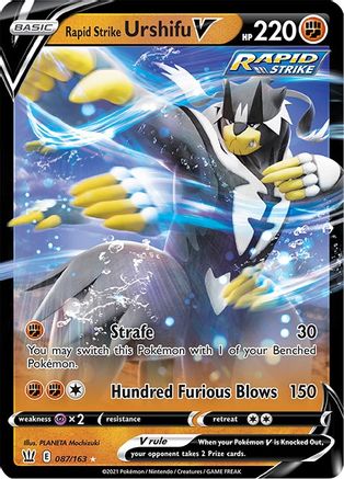 Rapid Strike Urshifu V 87/163 - SWSH05 Battle Styles Holofoil - Poke-Collect