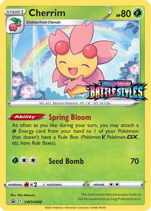 Cherrim SWSH088/307 - SWSH Black Star Promos Holofoil - Poke-Collect