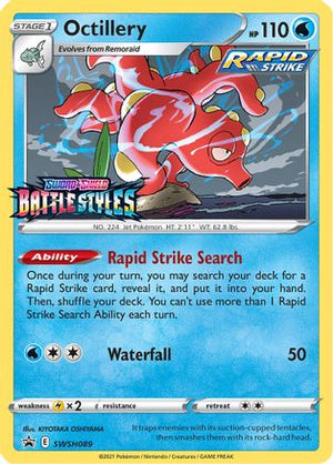 Octillery SWSH089/307 - SWSH Black Star Promos Holofoil - Poke-Collect
