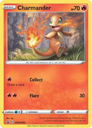 Charmander SWSH092/307 - SWSH Black Star Promos Holofoil