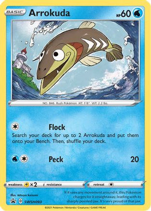 Arrokuda SWSH093/307 - SWSH Black Star Promos Holofoil - Poke-Collect