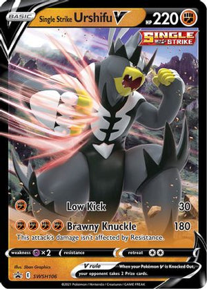 Single Strike Urshifu V SWSH106/307 - SWSH Black Star Promos Holofoil - Poke-Collect
