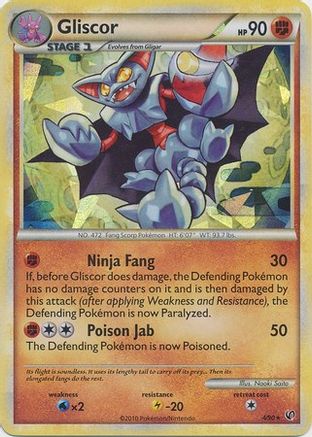 Gliscor - 4/90 (Cracked Ice Holo) 4 - Blister Exclusives Holofoil - Poke-Collect