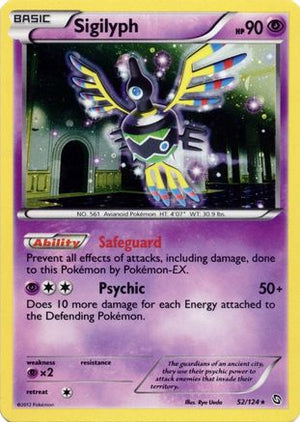 Sigilyph - 52/124 (Cosmos Holo) 52 - Blister Exclusives Holofoil - Poke-Collect