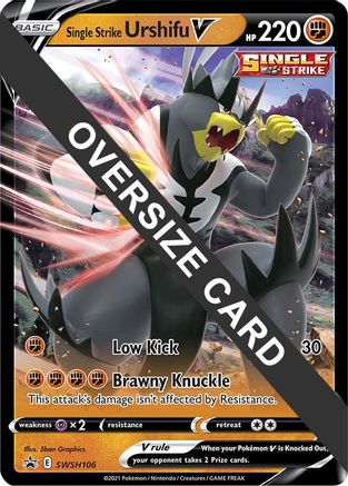 Single Strike Urshifu V - SWSH106 SWSH106 - Jumbo Cards Holofoil - Poke-Collect