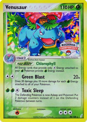 Venusaur - 28/100 (Regional Championships) 28 - League & Championship Cards - Poke-Collect