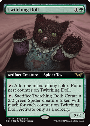 Twitching Doll (BABP-417) - Duskmourn: House of Horror: (Extended Art) Foil - Poke-Collect