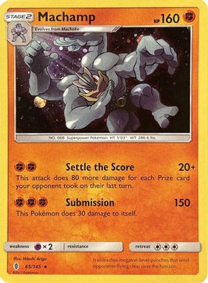 Machamp - 65/145 (Cosmos Holo) 65 - Blister Exclusives Holofoil - Poke-Collect