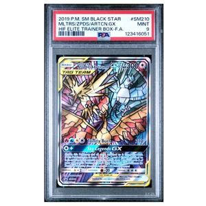 Moltres & Zapdos & Articuno GX Tag Team Promo #SM210 PSA 9
