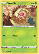 Weedle 1/198 - Chilling Reign Reverse Holofoil - Poke-Collect