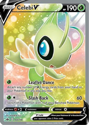 Celebi V (Full Art) 160/198 - SWSH06 Chilling Reign Holofoil - Poke-Collect