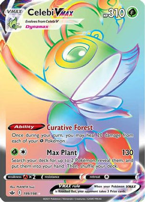 Celebi VMAX 199/198 - Chilling Reign Holofoil