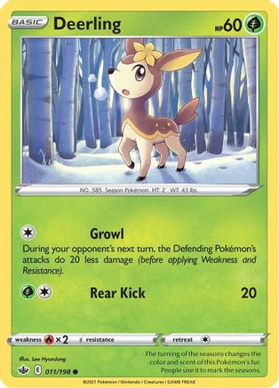 Deerling 11/198 - SWSH06 Chilling Reign - Poke-Collect