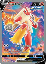 Blaziken V (Full Art) 161/198 - SWSH06 Chilling Reign Holofoil - Poke-Collect