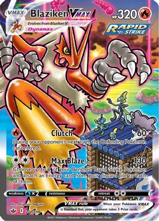 Blaziken VMAX 201/198 - Chilling Reign Holofoil - Poke-Collect