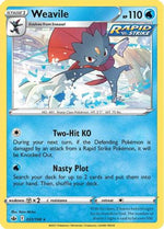 Weavile 31/198 - Chilling Reign Reverse Holofoil - Poke-Collect