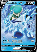 Ice Rider Calyrex V 45/198 - SWSH06 Chilling Reign Holofoil - Poke-Collect