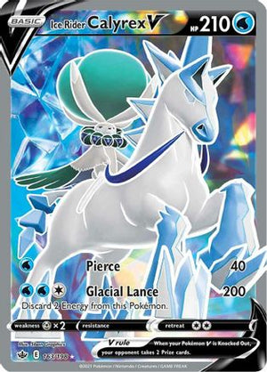 Ice Rider Calyrex V 163/198 - Chilling Reign Holofoil - Poke-Collect