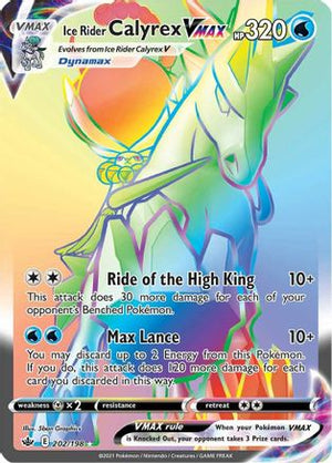 Ice Rider Calyrex VMAX 202/198 - Chilling Reign Holofoil - Poke-Collect