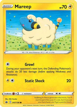 Mareep 47/198 - Chilling Reign - Poke-Collect