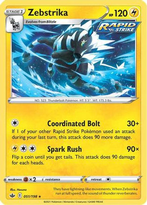 Zebstrika 51/198 - Chilling Reign - Poke-Collect
