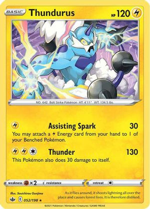 Thundurus 52/198 - Chilling Reign Holofoil - Poke-Collect