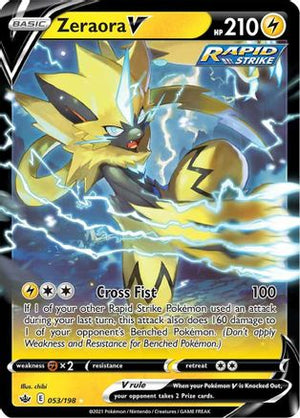 Zeraora V 53/198 - Chilling Reign Holofoil - Poke-Collect