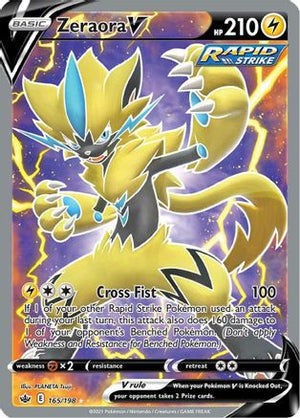 Zeraora V 165/198 - Chilling Reign Holofoil - Poke-Collect