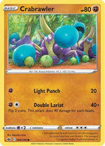 Crabrawler 84/198 - SWSH06 Chilling Reign Reverse Holofoil - Poke-Collect