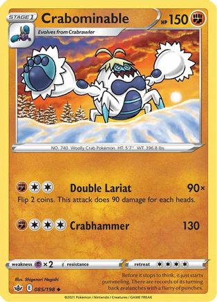 Crabominable 85/198 - SWSH06 Chilling Reign - Poke-Collect