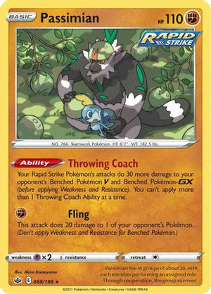 Passimian 88/198 - Chilling Reign Reverse Holofoil - Poke-Collect