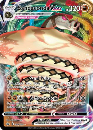 Sandaconda VMAX 90/198 - Chilling Reign Holofoil - Poke-Collect