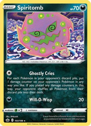 Spiritomb 103/198 - Chilling Reign - Poke-Collect