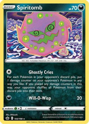 Spiritomb 103/198 - Chilling Reign - Poke-Collect